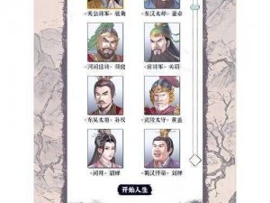 三国人生2游戏全新截图曝光：策略征战再现历史风云人物风采