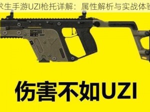 绝地求生手游UZI枪托详解：属性解析与实战体验分享