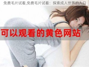 免费毛片试看,免费毛片试看：探索成人世界的入口