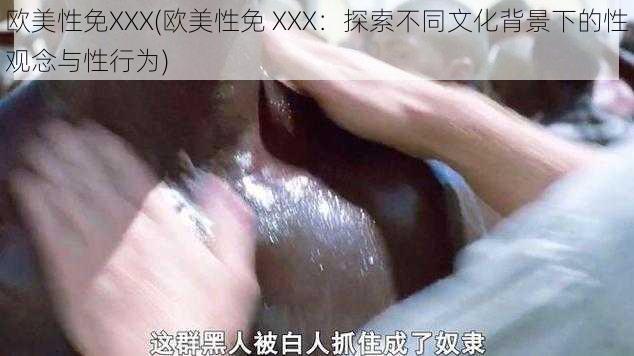 欧美性免XXX(欧美性免 XXX：探索不同文化背景下的性观念与性行为)