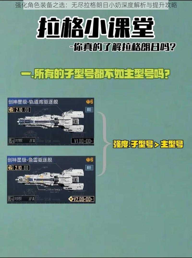 强化角色装备之选：无尽拉格朗日小奶深度解析与提升攻略