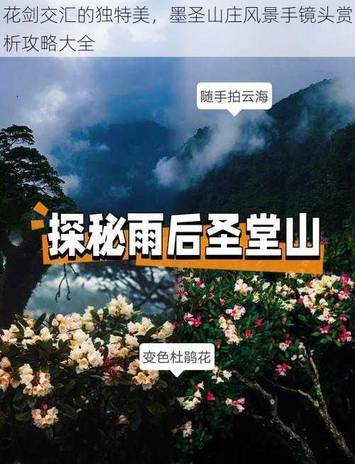 花剑交汇的独特美，墨圣山庄风景手镜头赏析攻略大全