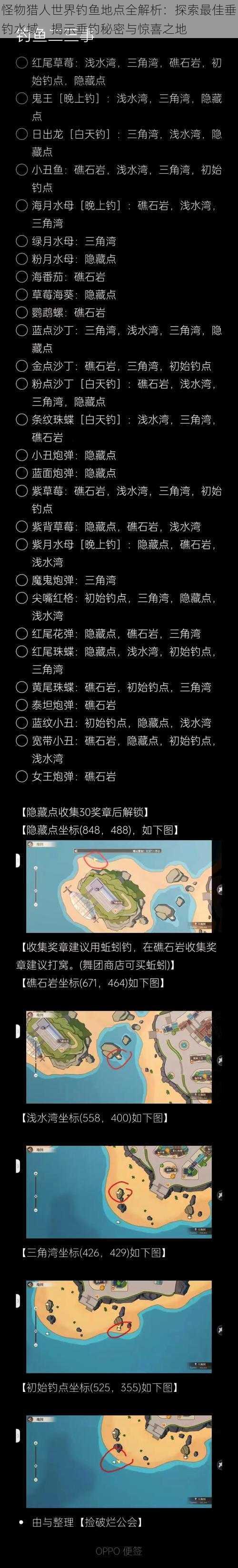 怪物猎人世界钓鱼地点全解析：探索最佳垂钓水域，揭示垂钓秘密与惊喜之地